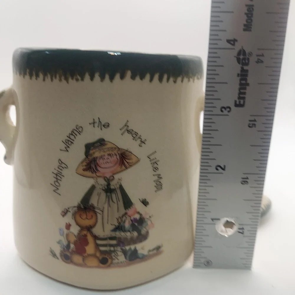 Novelty Mom Pottery Jar with Lid Nothing Warms the Heart Like Mom‎ Kitchen Decor